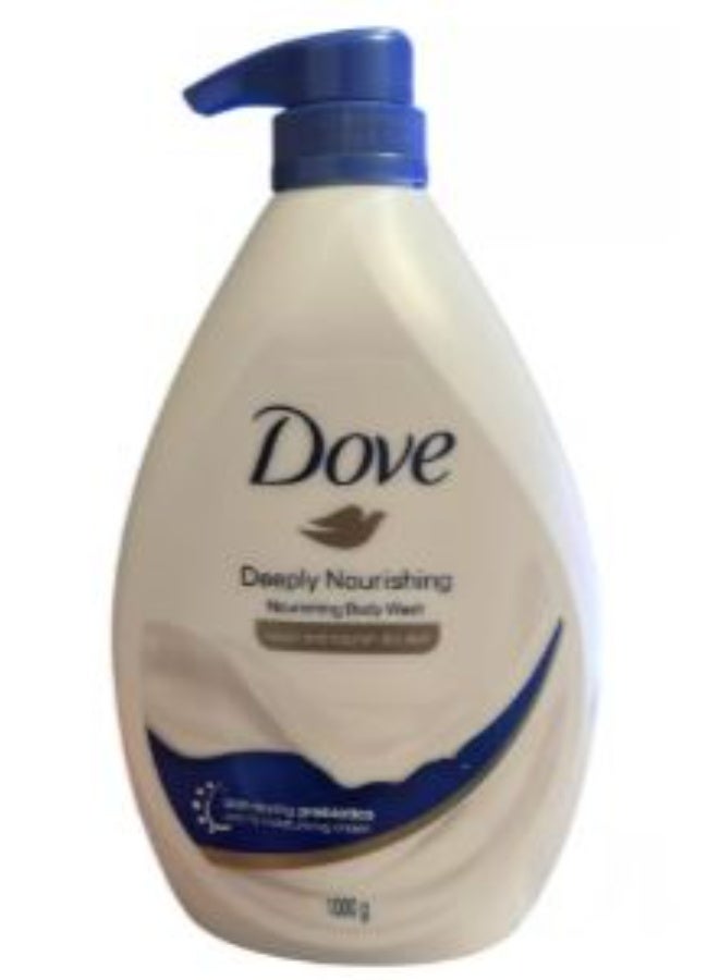 Dove Deeply Nourishing Body Wash Repair And Nourish Dry Skin 1000 ML - Image 2